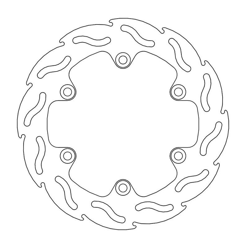 Moto-Master Flame bremseskive bak Yamaha WR125X