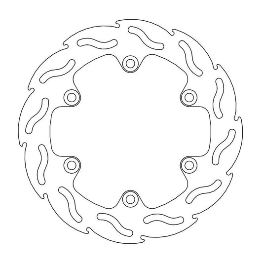 Moto-Master Flame bremseskive bak Yamaha WR125X