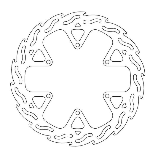 Moto-Master Flame Bremseskive foran Yamaha: WR125X