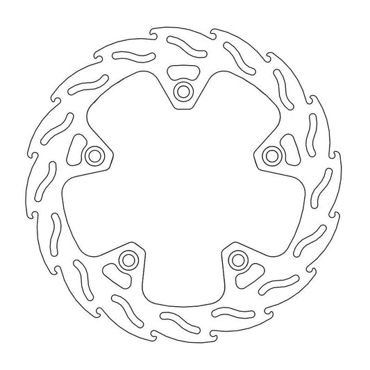 Moto-Master Flame Bremseskive bak Yamaha: T-Max 530/ABS