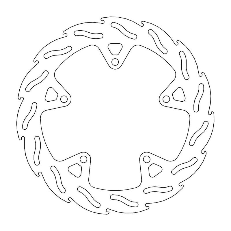 Moto-Master Flame Bremseskive foran Yamaha: YBR125