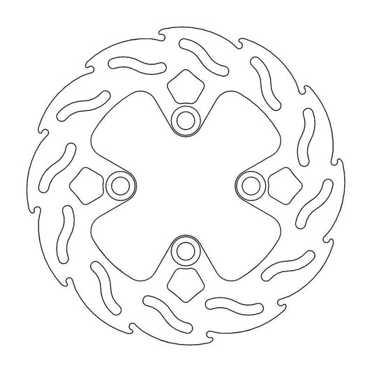 Moto-Master Flame Bremseskive bak Honda: MSX125