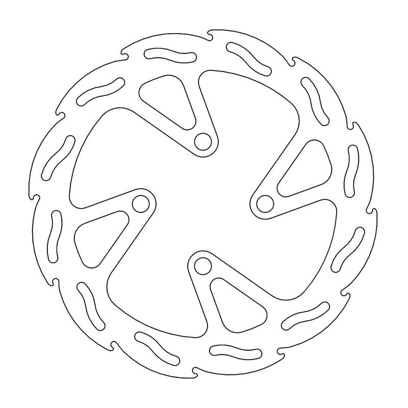 Moto-Master Flame Bremseskive foran Honda: MSX125