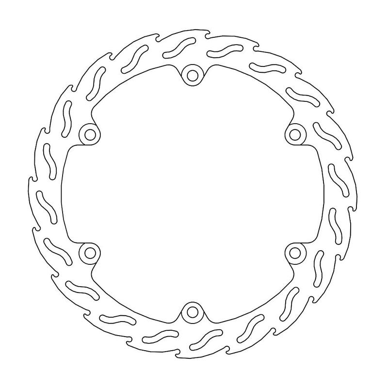 Moto-Master Flame Bremse-skive foran venstre Honda: CB650F, CBR650F