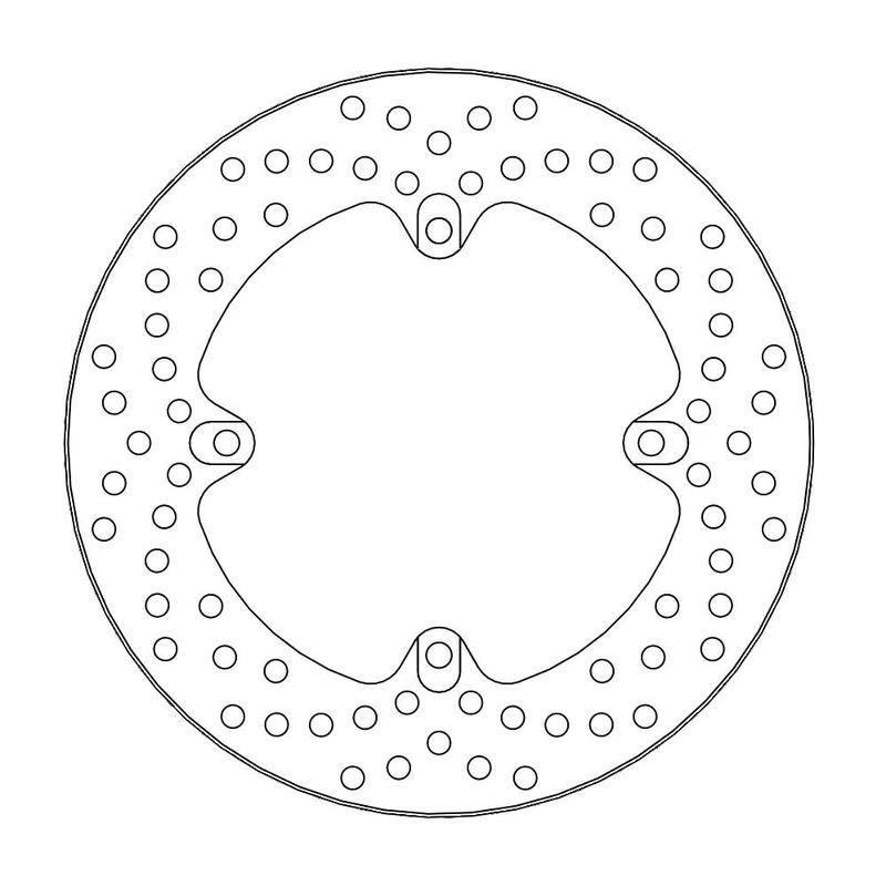 Moto-Master Halo Bremse-skive bak MV Agusta: Butale 675, F3 800, Rivale
