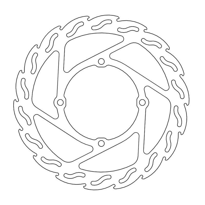 Moto-Master Flame Bremse Skive foran Kawasaki: KX250F 15-.. KX450F 15-23 270MM