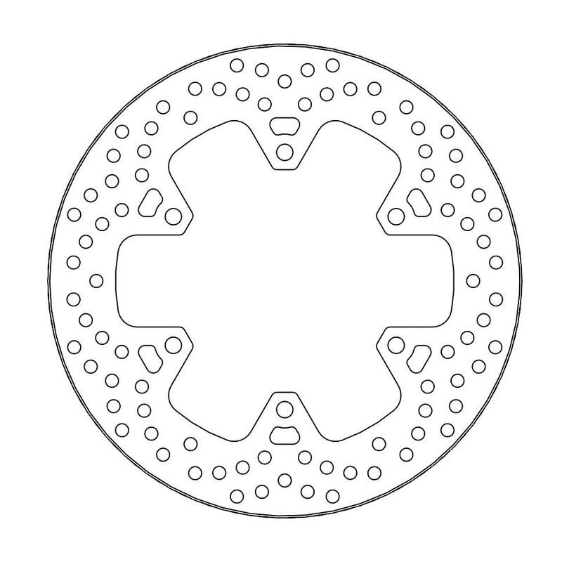 Moto-Master Halo Bremse Skive bak Ducati: Monster 821, Panigale 899