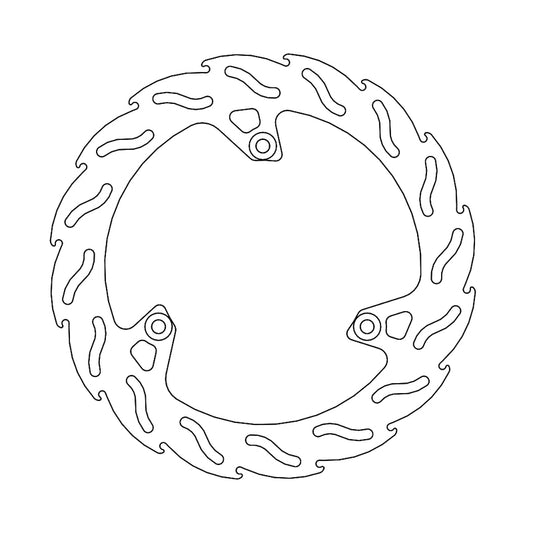 Moto-Master Flame bremseskive bak Yamaha: YP400A Majesty 400