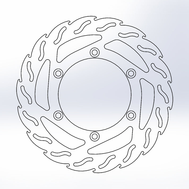 Moto-Master Flame bremseskive foran Triumph: Bonneville, Scrambler