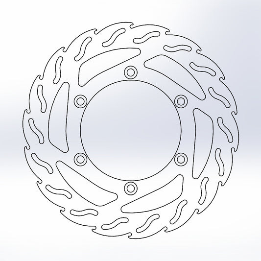 Moto-Master Flame bremseskive foran Triumph: Bonneville, Scrambler