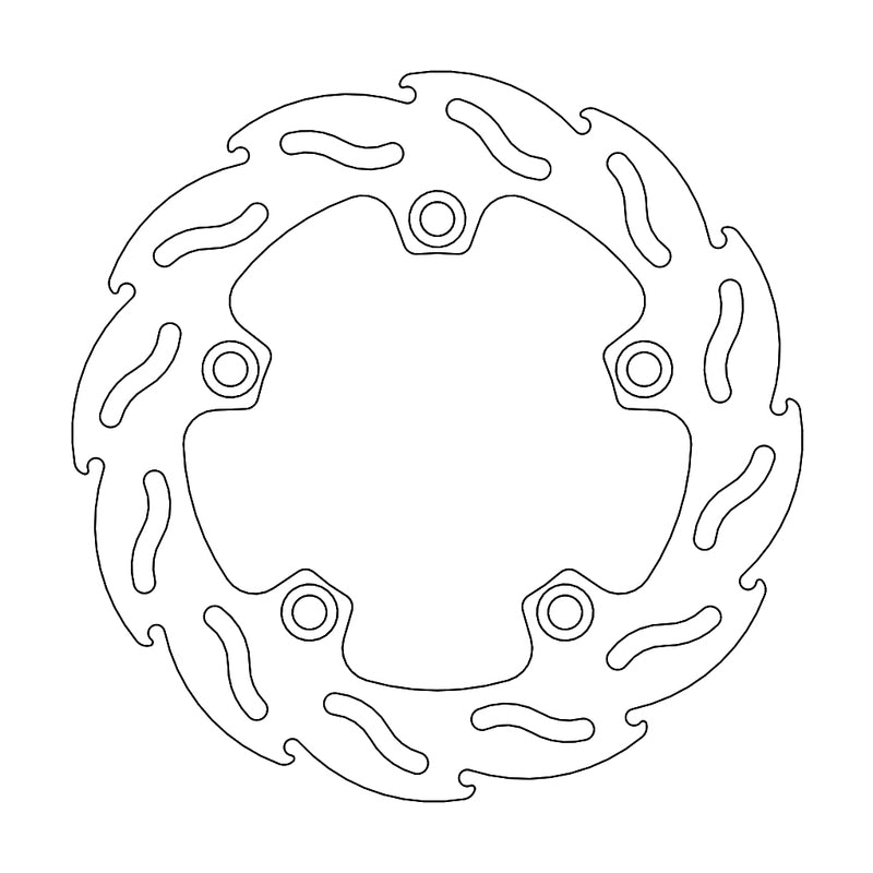 Moto-Master Flame bremseskive bak Suzuki: GSX-R1000 2017->