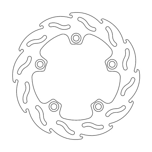 Moto-Master Flame bremseskive bak Suzuki: GSX-R1000 2017->