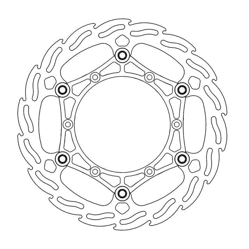 Moto-Master Flame Bremseplate foran Yamaha, Suzuki, 260mm Floating