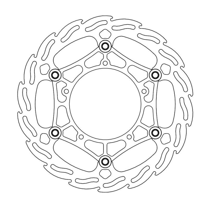 Moto-Master Flame Bremseplate foran BMW G450 260mm Flytende