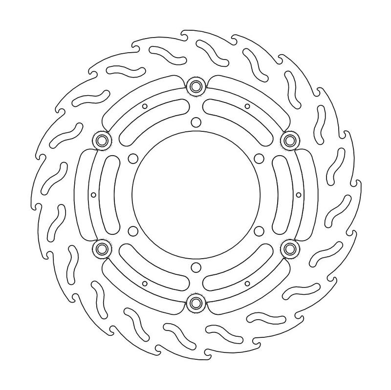 Moto-Master Flame Bremseplate høyre foran BMW: R850R/RT, K1100LT/RS, R1100R/RS/RT