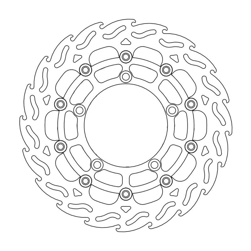 Moto-Master Flame Bremseskive foran venstre Suzuki: DL 650 ABS, GS 600 ABS