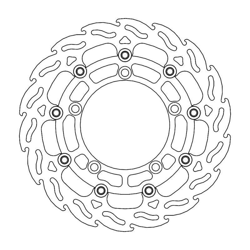 Moto-Master Flame Bremseskive foran høyre Suzuki: GSF 650, SV 650 ABS