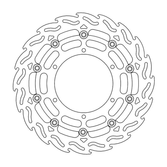 Moto-Master Flame Bremseskive foran høyre Yamaha: YZF R7, FJR 1300, MT-01