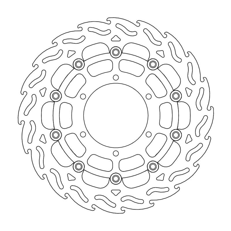 Moto-Master Flame Bremseskive foran høyre Suzuki: GSX-R 600, GSX-R 750