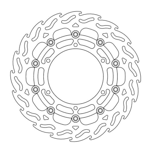 Moto-Master Flame Bremseskive foran venstre Yamaha: MT-01 07-08