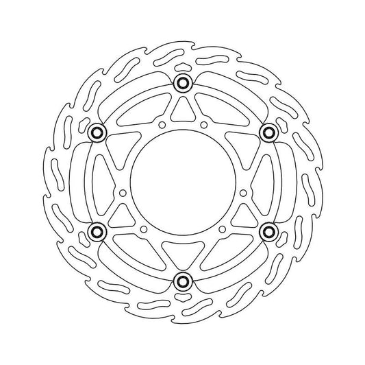 Moto-Master Flame Oversize Bremseplate foran 270  Honda