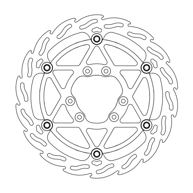 Moto-Master Flame Oversize Bremseplate foran 270  TM