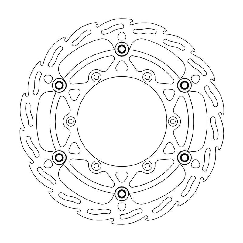 Moto-Master Flame Oversize Bremseplate foran 270  Yamaha