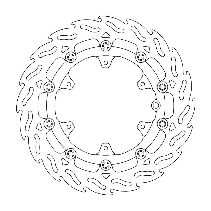 Moto-Master Flame Bremsskive foran høyre KTM 990 Adventure, ABS