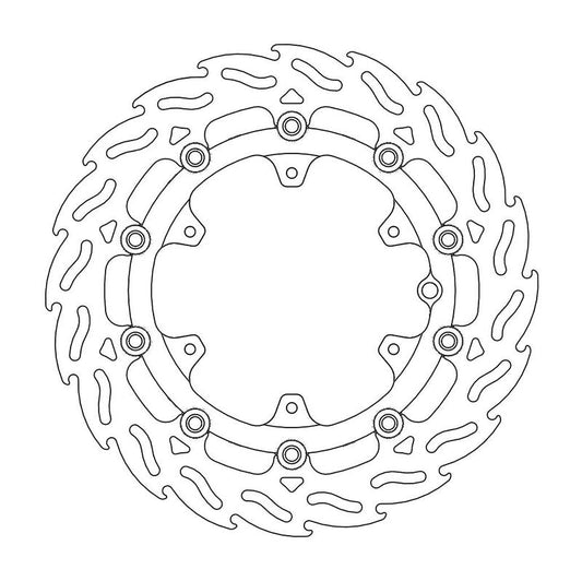 Moto-Master Flame Bremsskive foran høyre KTM 990 Adventure, ABS