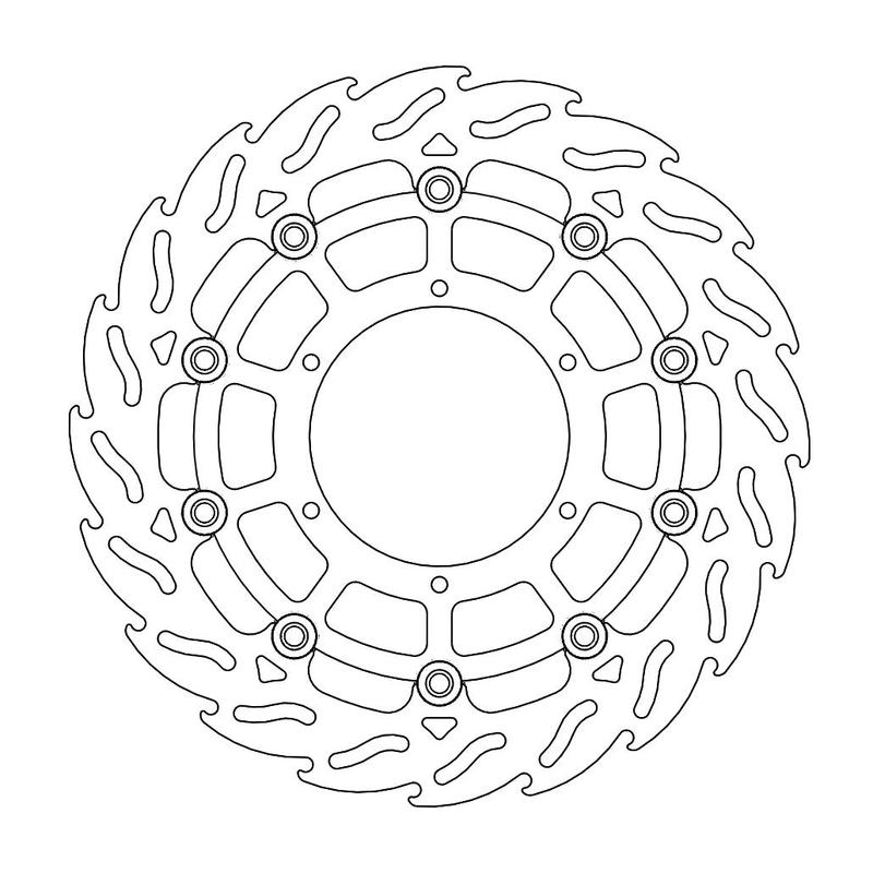 Moto-Master Flame Bremsskive foran venstre BMW: G650GS, F800GS