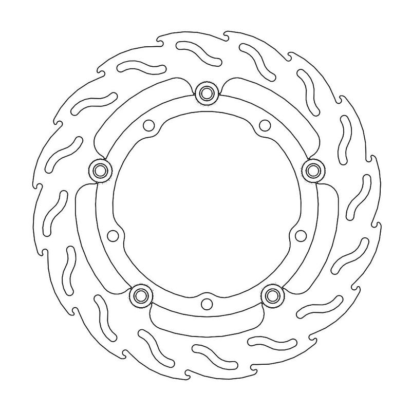 Moto-Master Flame Bremsskive foran høyre Yamaha: Tmax / Majesty 400 / X-Max 125 &