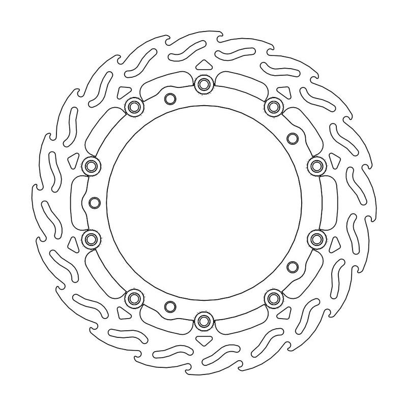 Moto-Master Flame Bremsskive foran venstre BMW: F800S/ST, R850R/RT, R900RT, R1100S