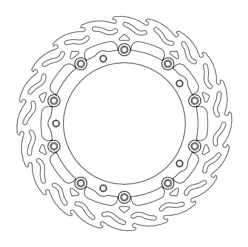 Moto-Master Flame Bremseplate foran høyre BMW: F800S/ST, R850R/RT, R900RT, R1100S,