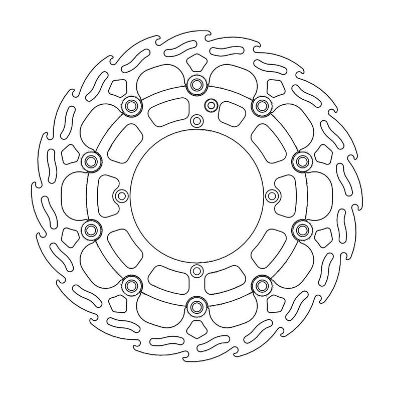 Moto-Master Flame Bremseplate foran Husqvarna Dakar