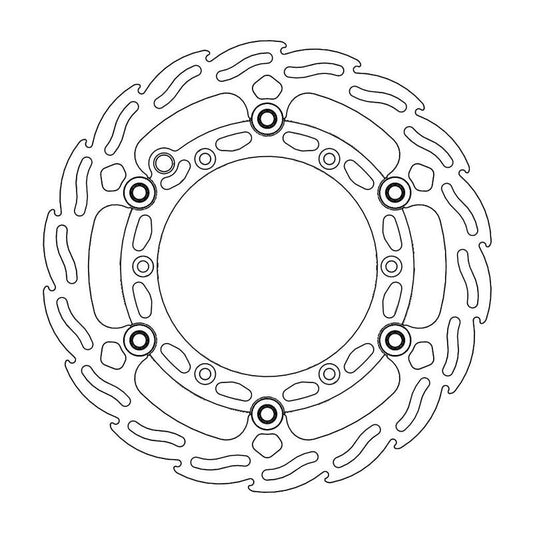 Moto-Master Flame Bremseplate foran Ø260 KTM, Husqvarna