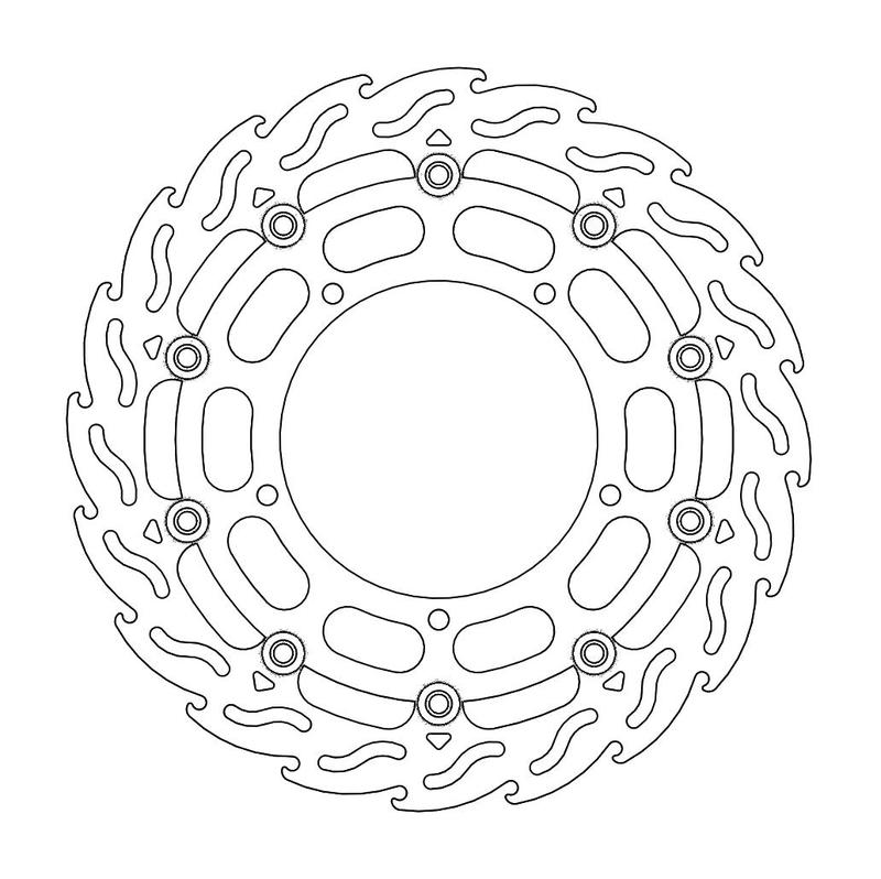 Moto-Master Flame Bremseplate foran venstre Yamaha: YZF R1 TC