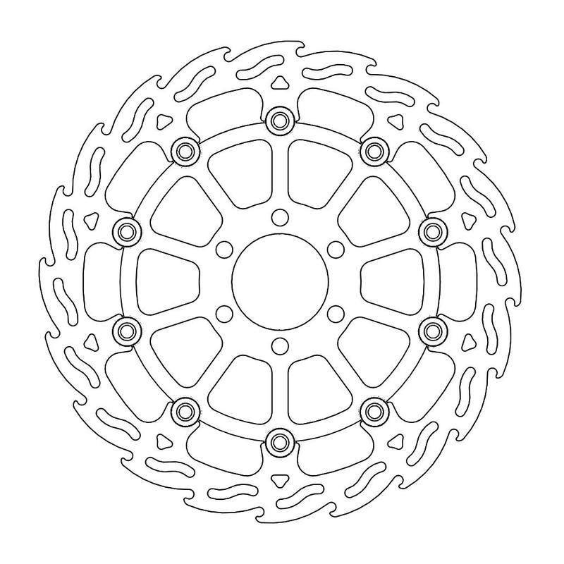 Moto-Master Flame Bremse-skive foran KTM: RC125/200/390, Duke 125/200/390