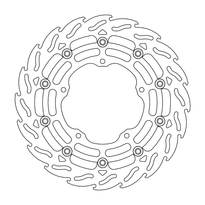 Moto-Master Flame Bremseplate venstre foran Yamaha: YZF R1 2015->