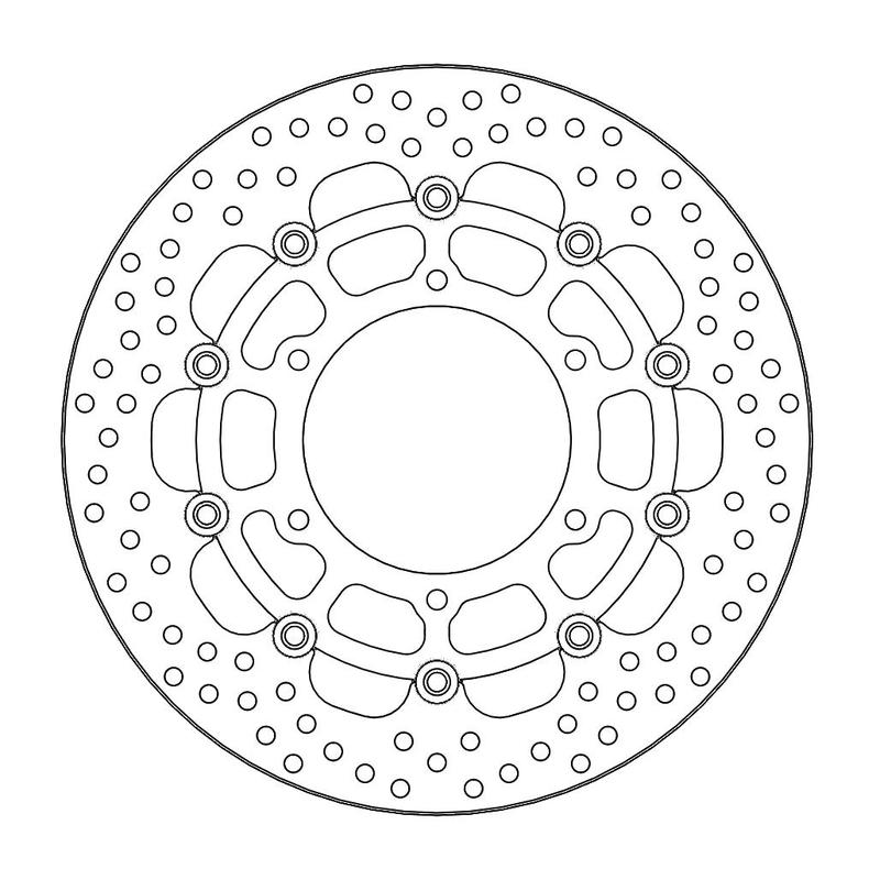 Moto-Master Halo Bremseplate foran Suzuki: GSX-S1000(F)