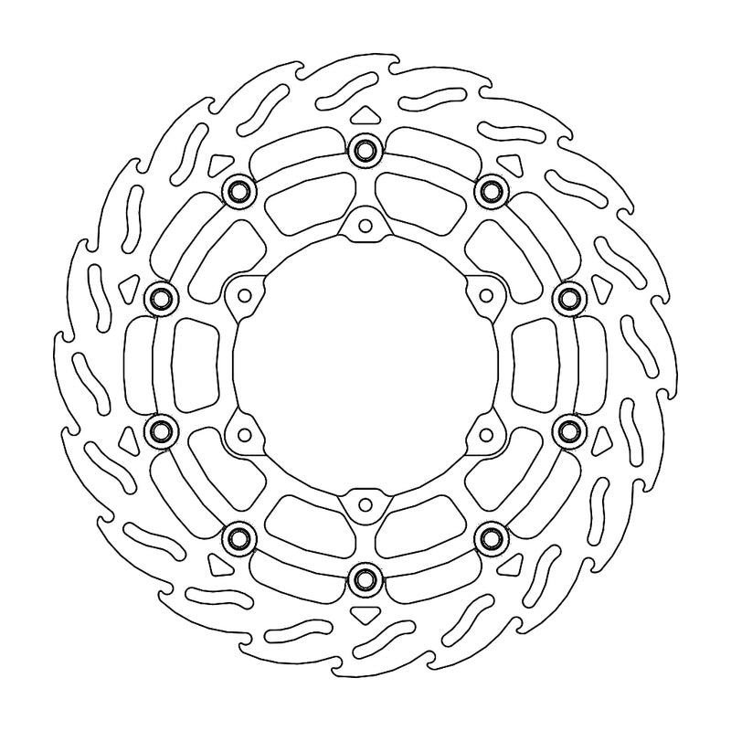 Moto-Master Flame Bremseskive foran venstre KTM: 690 SMCR 14-.. 701 SM 15-..