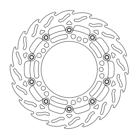 Moto-Master Flame Bremseskive foran venstre Kawasaki: Z650/900, Ninja 650 2017-->