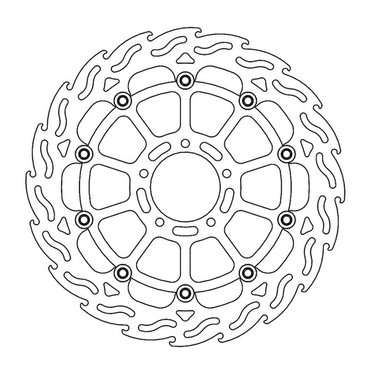 Moto-Master Flame bremseskive foran venstre Ducati: Scrambler 800