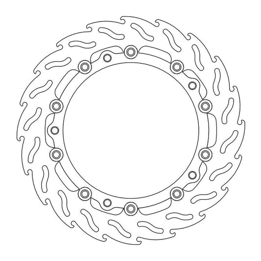 Moto-Master Flame bremseskive foran høyre BMW: R1200GS/Adventure