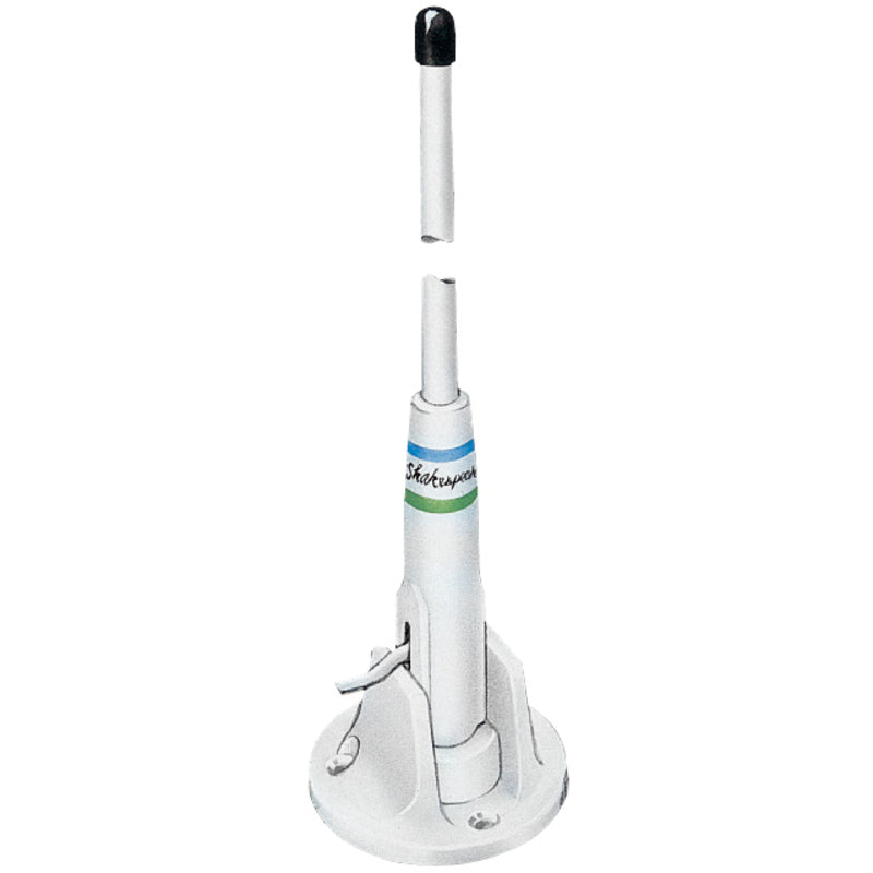 Shakespeare 4350 glassfiber AM/FM-antenne, hvit
