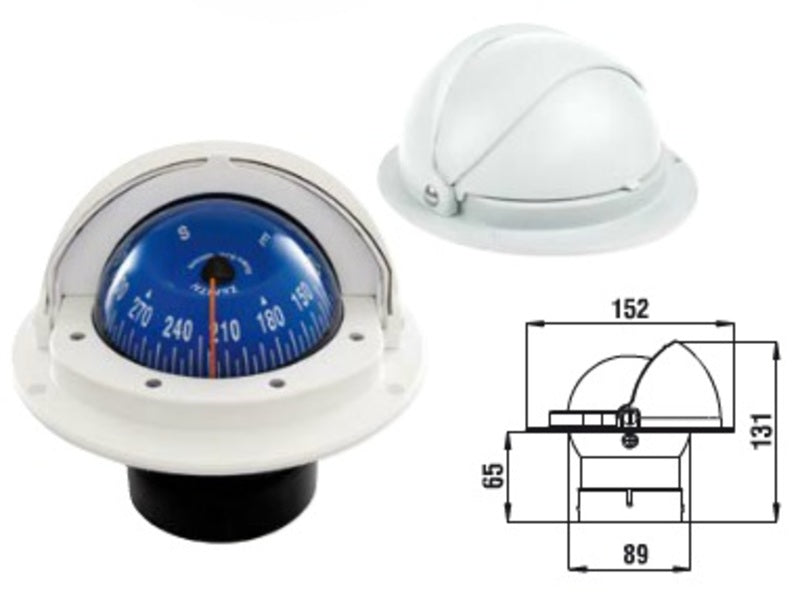 Riviera compass BZ4 Led Grey/Blue card - High Speed - Protective Cover