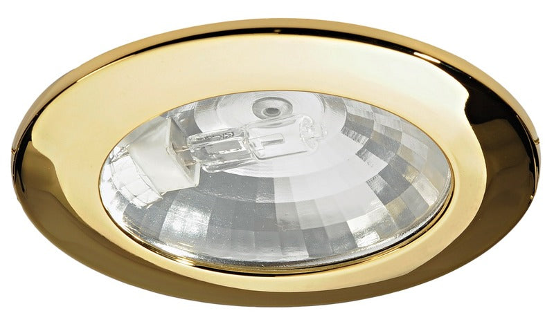Asterope spotlys med reflektor, gull