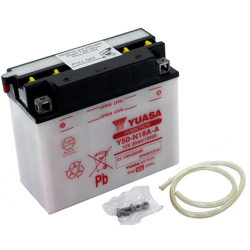 Yuasa Batteri Y50-N18A-A (dc) ingen syre inkludert (5)