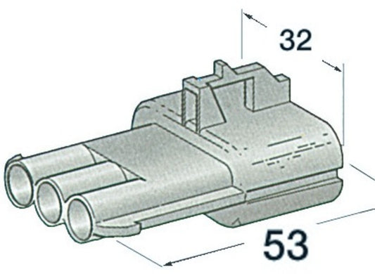 3 terminal hann. hurtig tett