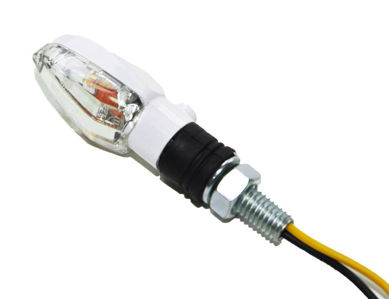 Hyper Blinklys, par Mini Arrow e-godkj. Hvit