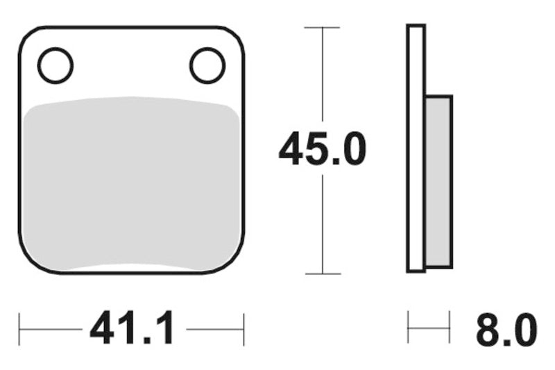 Sbs Bremseklosser Keramikk (536HF)